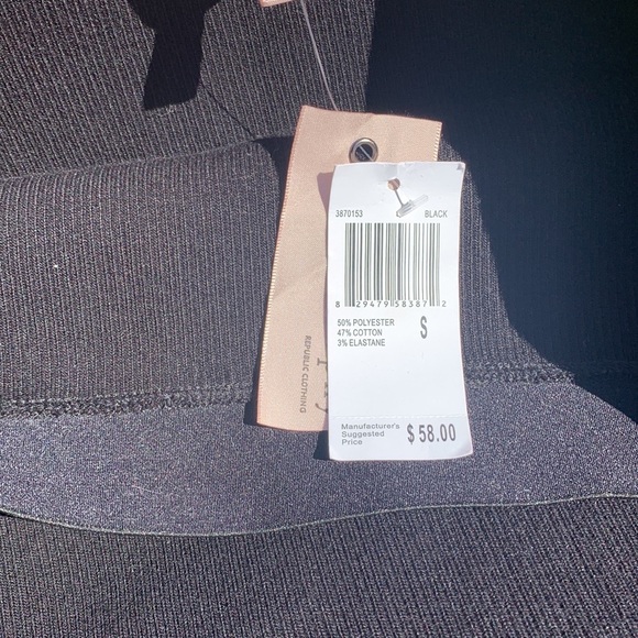 Philosophy Ribbed Pencil Skirt - Picture 13 of 14